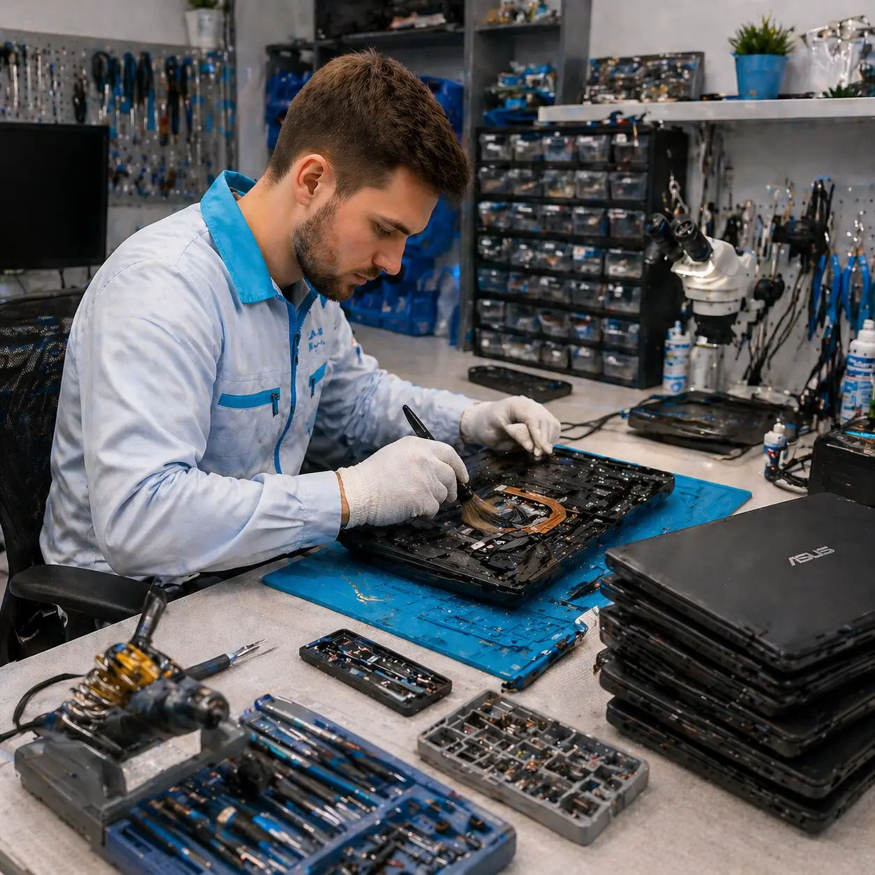 чистка ноутбука Asus в Чехове