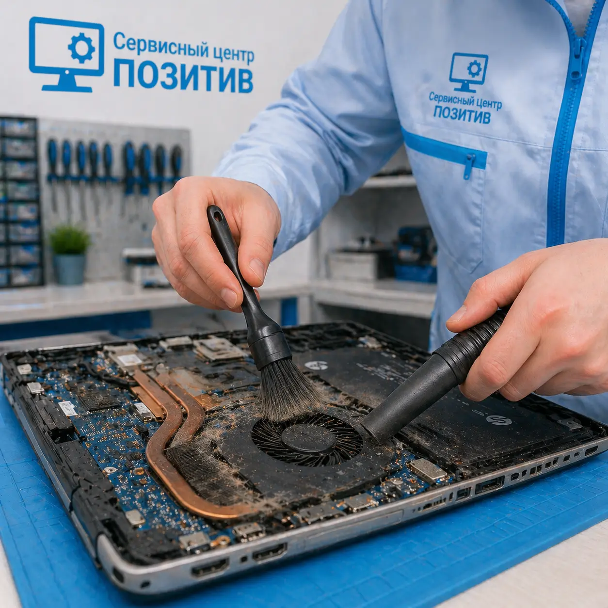 чистка ноутбука HP в Чехове