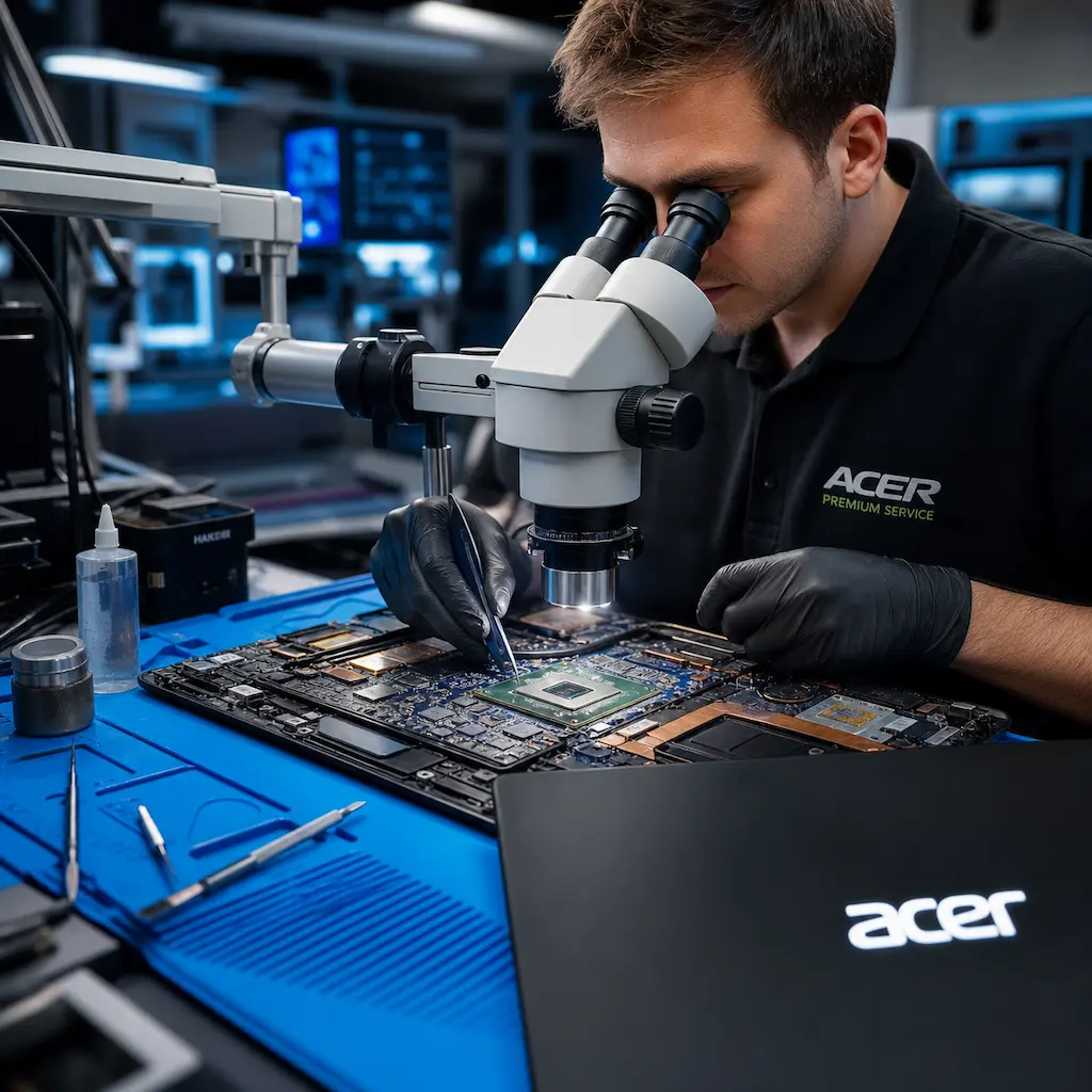 Замена видеокарты ноутбука Acer в Чехове