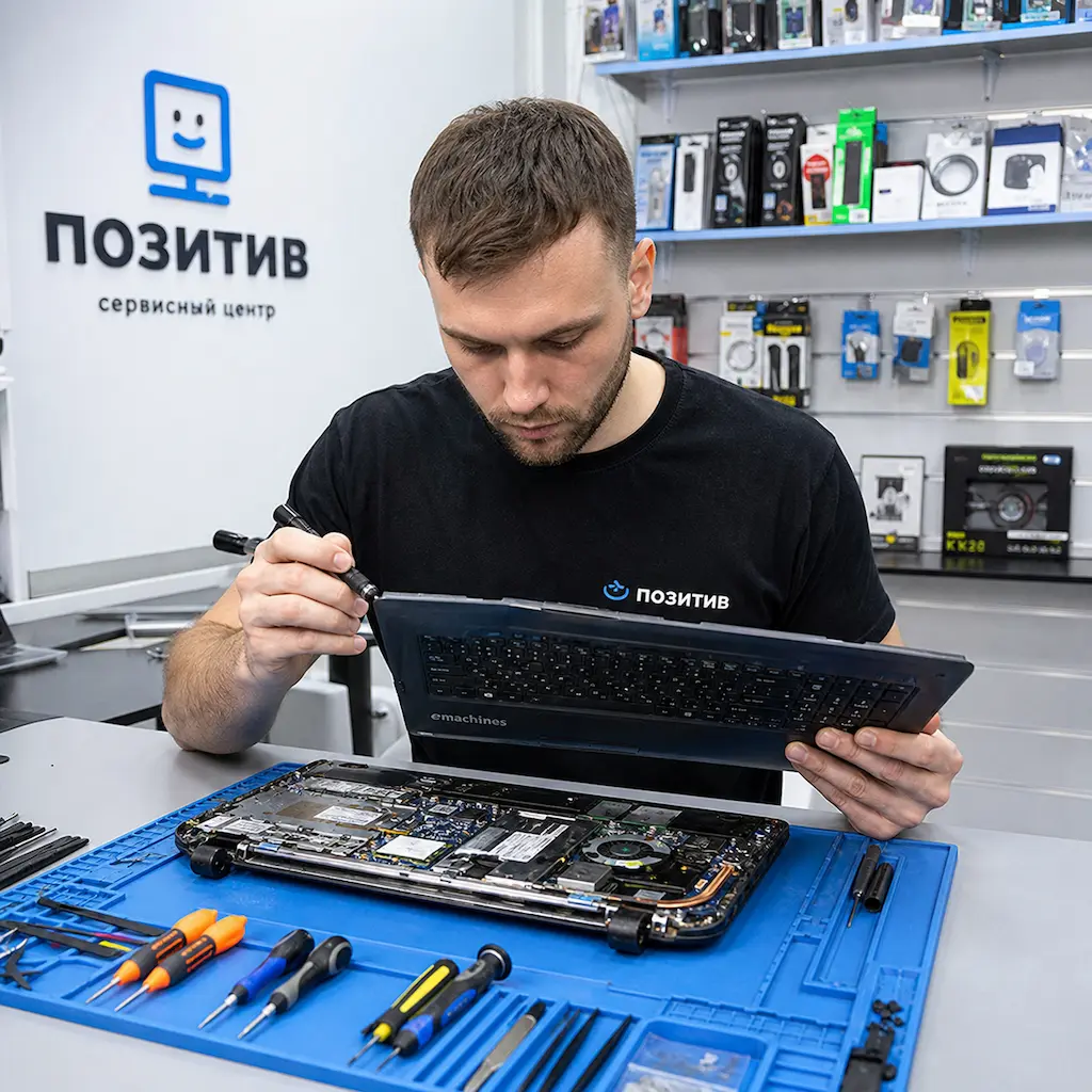 заменить клавиатуру на ноутбуке Emachines в Чехове