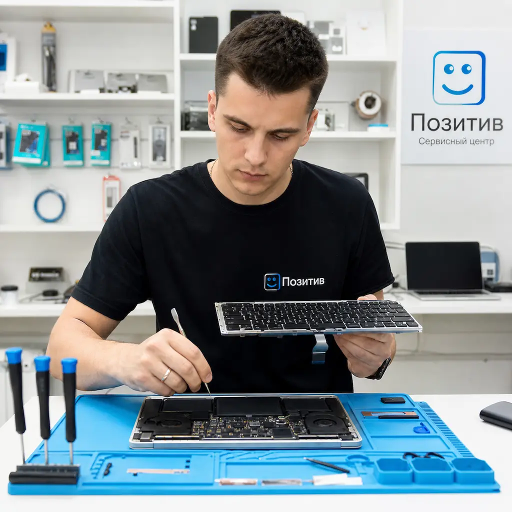заменить клавиатуру на Apple Macbook в Чехове