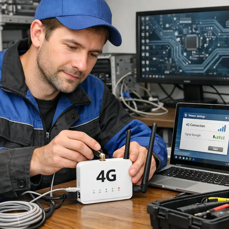 Настройка 4G модема в Чехове