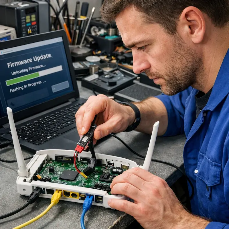 Обновление прошивки роутера в Чехове