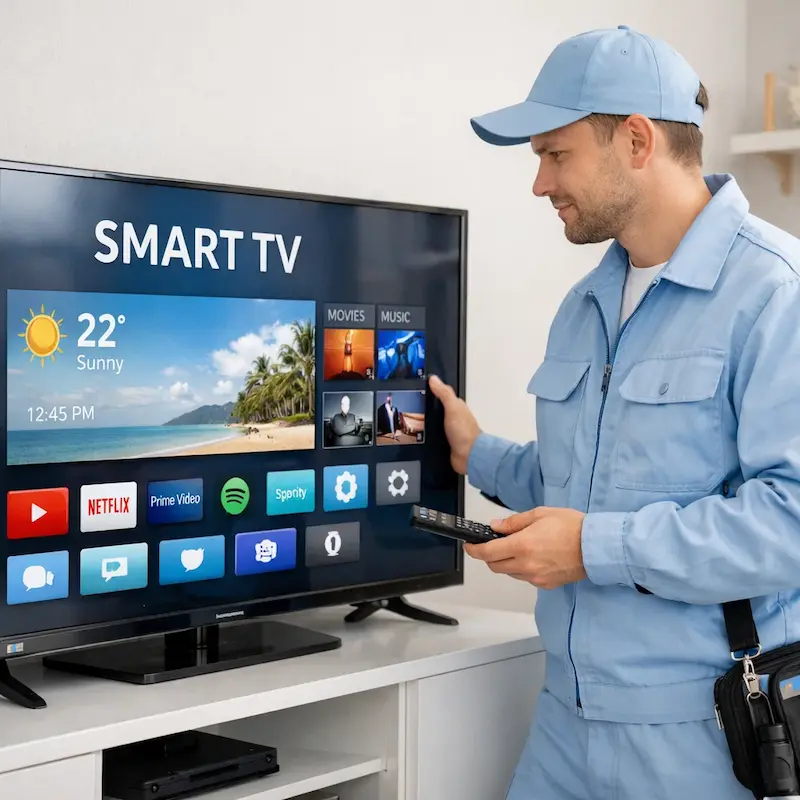 Настройка Smart TV в Чехове
