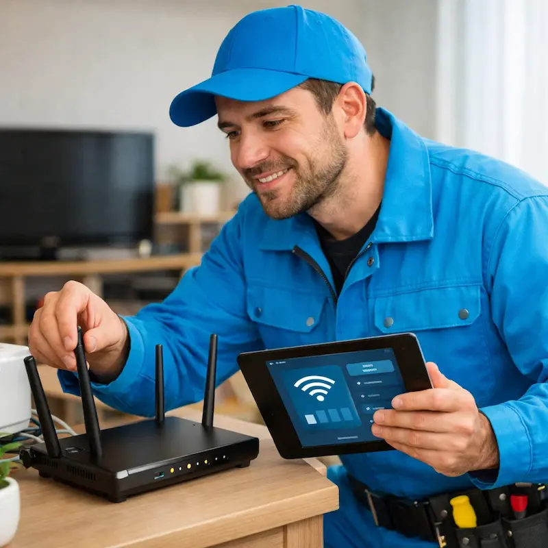 Настройка Wi-Fi для квартиры, дома и офиса в Чехове