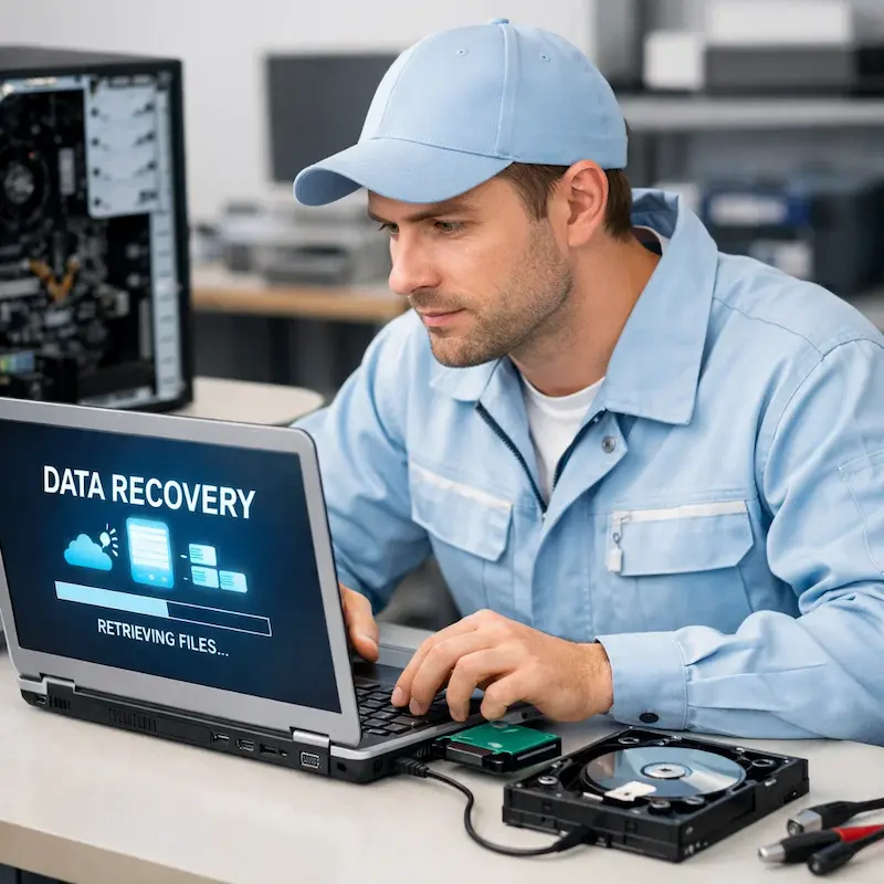 Восстановление данных и файлов в Чехове