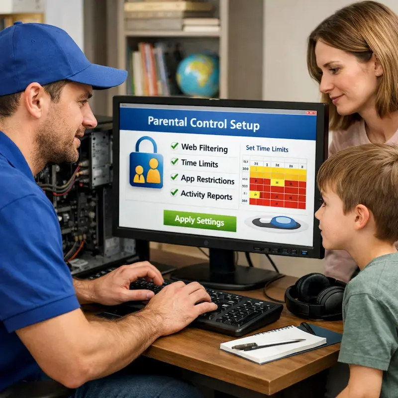 установка родительского контроля в Чехове