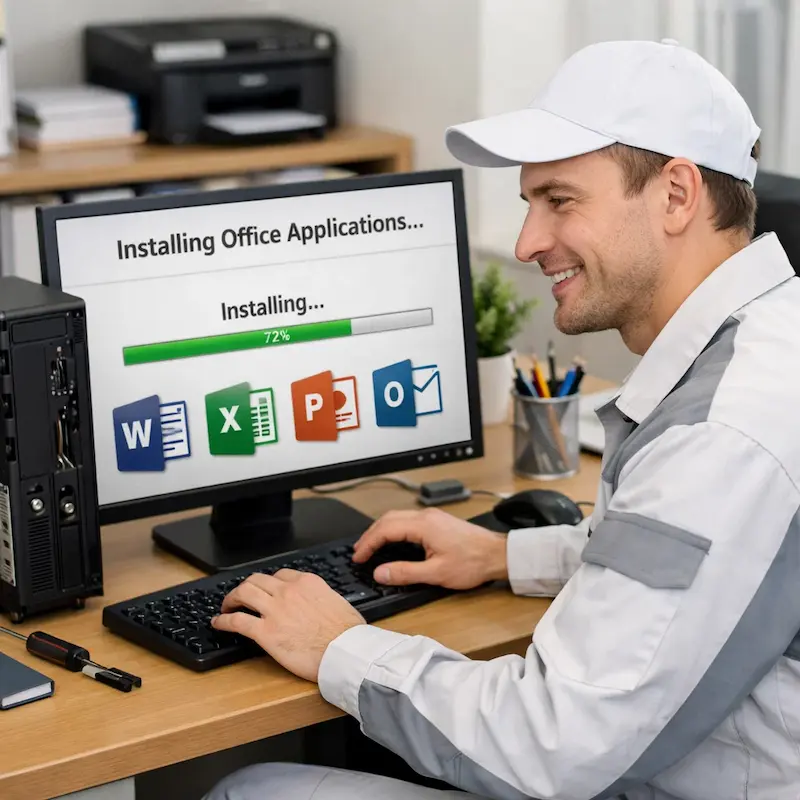 Установка и настройка программ на компьютере в Чехове