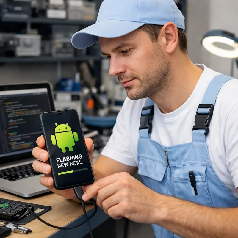 Прошивка Android в Чехове